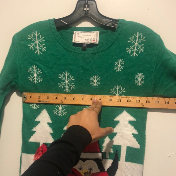Vintage ugly Christmas sweater- size kids 14-large - Picture 10 of 11